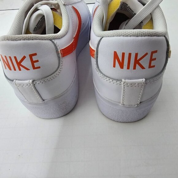 Nike Blazer Low Platform Summit White Orange size 6.5 - Picture 9 of 16